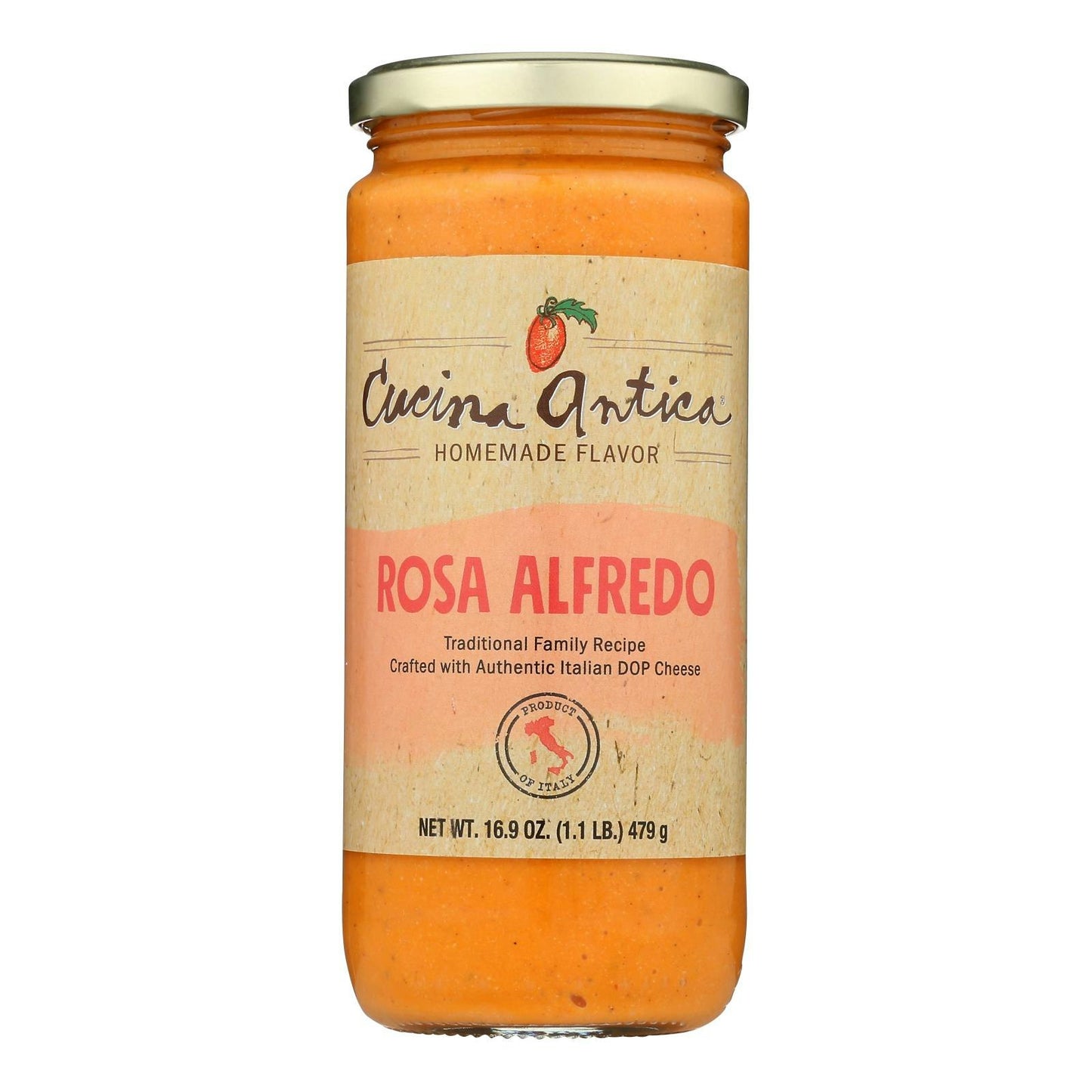 Cucina Antica - Alfredo Sauce Rosa 16.9 oz (Pack of 6)