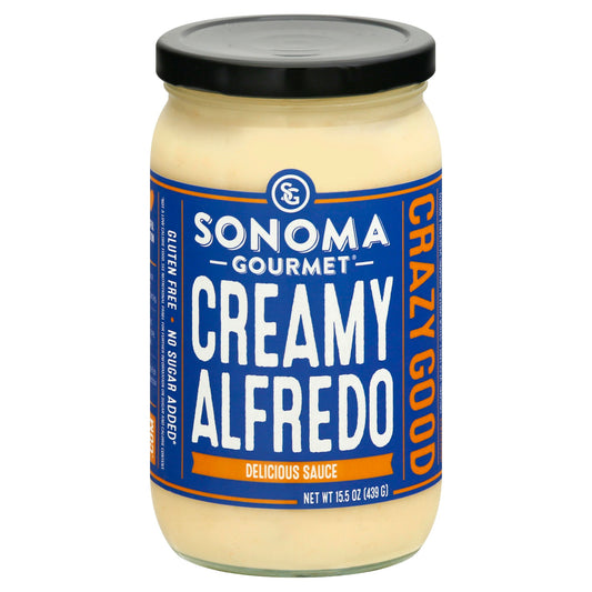 Sonoma Gourmet Sauce Pasta Alfredo Creamy 15.5 FO (Pack of 6)