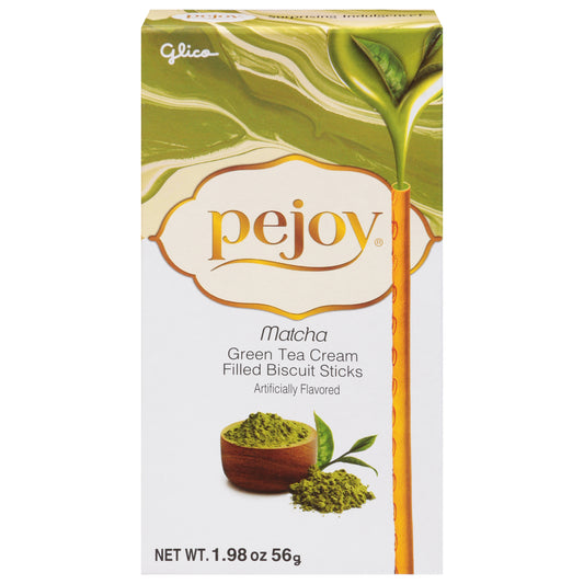 Glico Cookie Pejoy Matcha 1.98 oz (Pack Of 10)