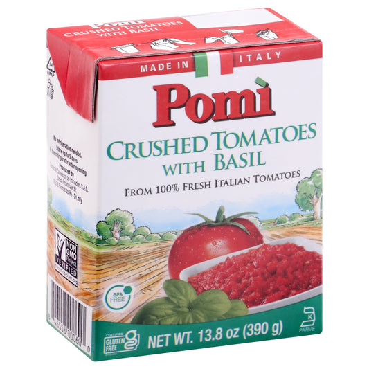 Pomi Tomatoes Crushed Basil 13.8 oz (Pack Of 12)