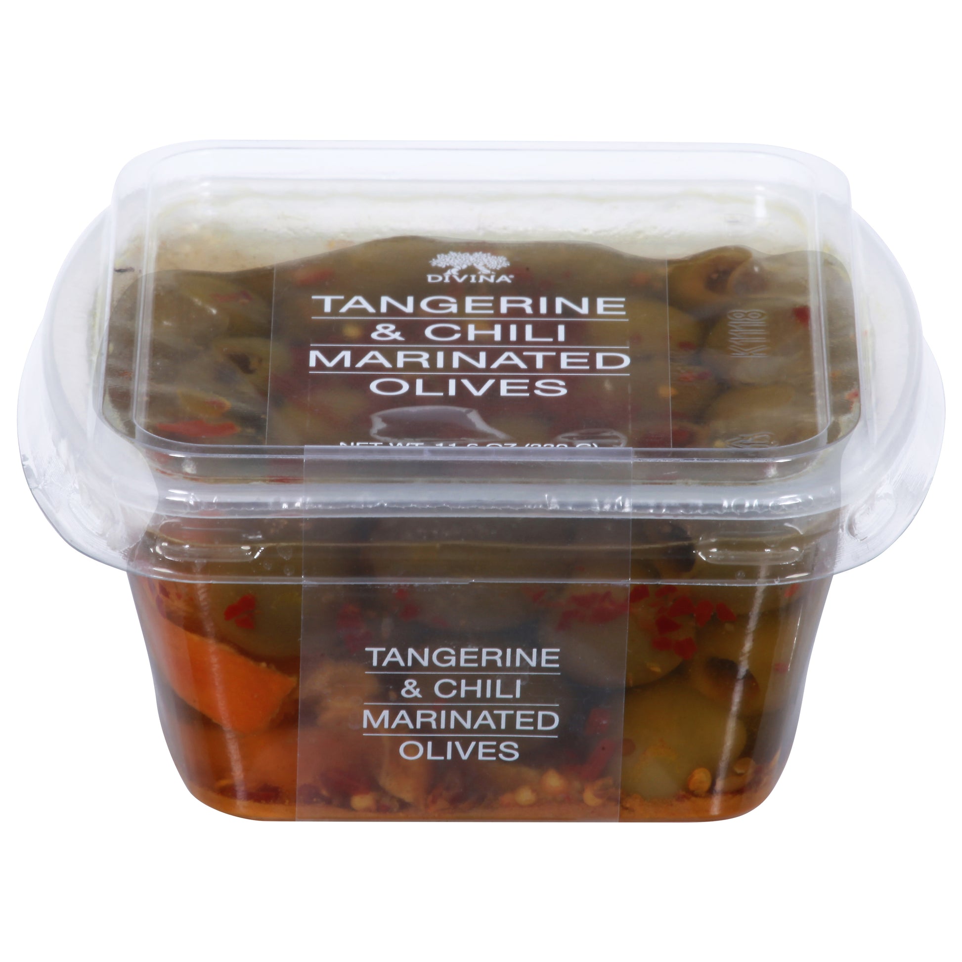 Divina Olives Tangerine Chili Marinated 11.6 oz (Pack Of 6)