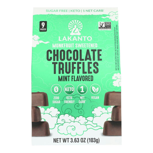 Lakanto - Truffles Keto Mint Chocolate 3.63 oz (Pack of 10)