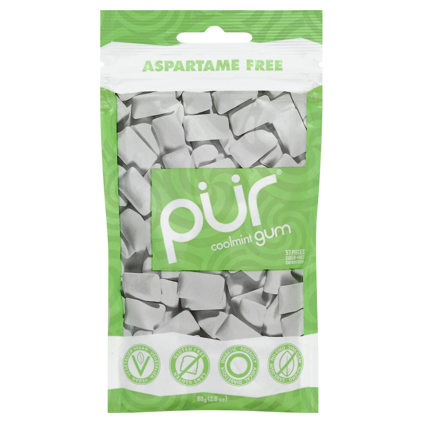 Pur Gum Coolmint 2.72 Oz (Pack Of 12)