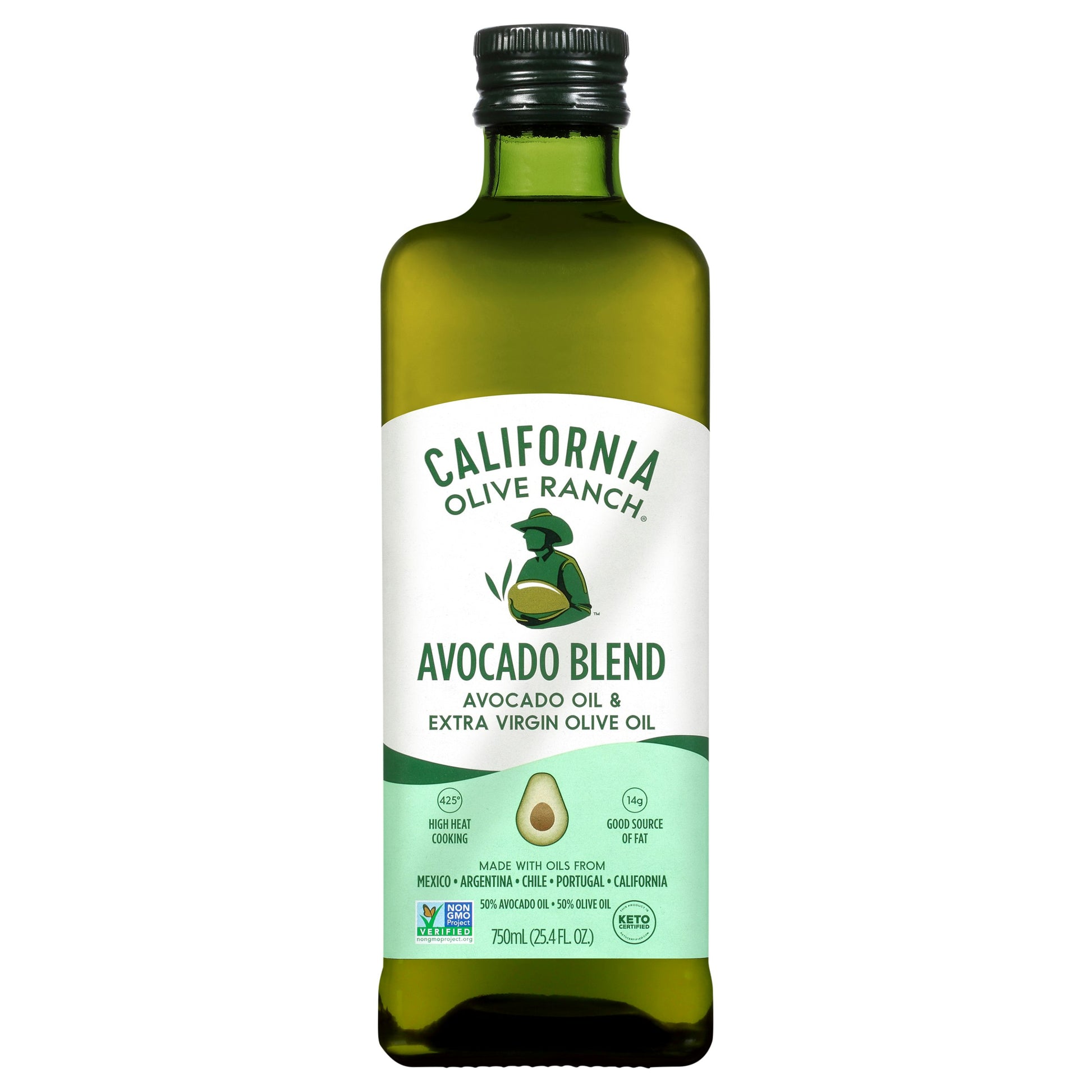 California Olive Ranch Avocado Oil Extra Virgin Olive Oil Blend 25.4 oz (Pack of 6)