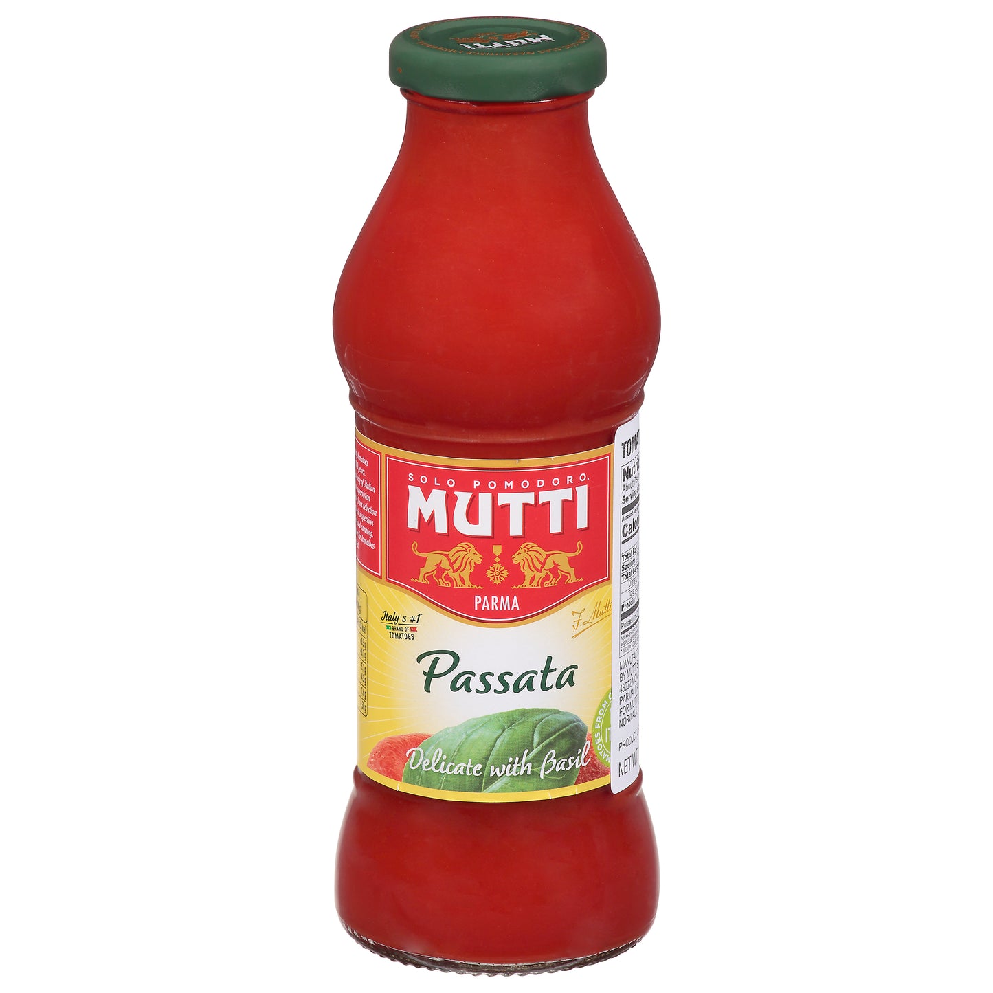 Mutti Sauce Pasta Puree With Basil 14 oz (Pack Of 12)