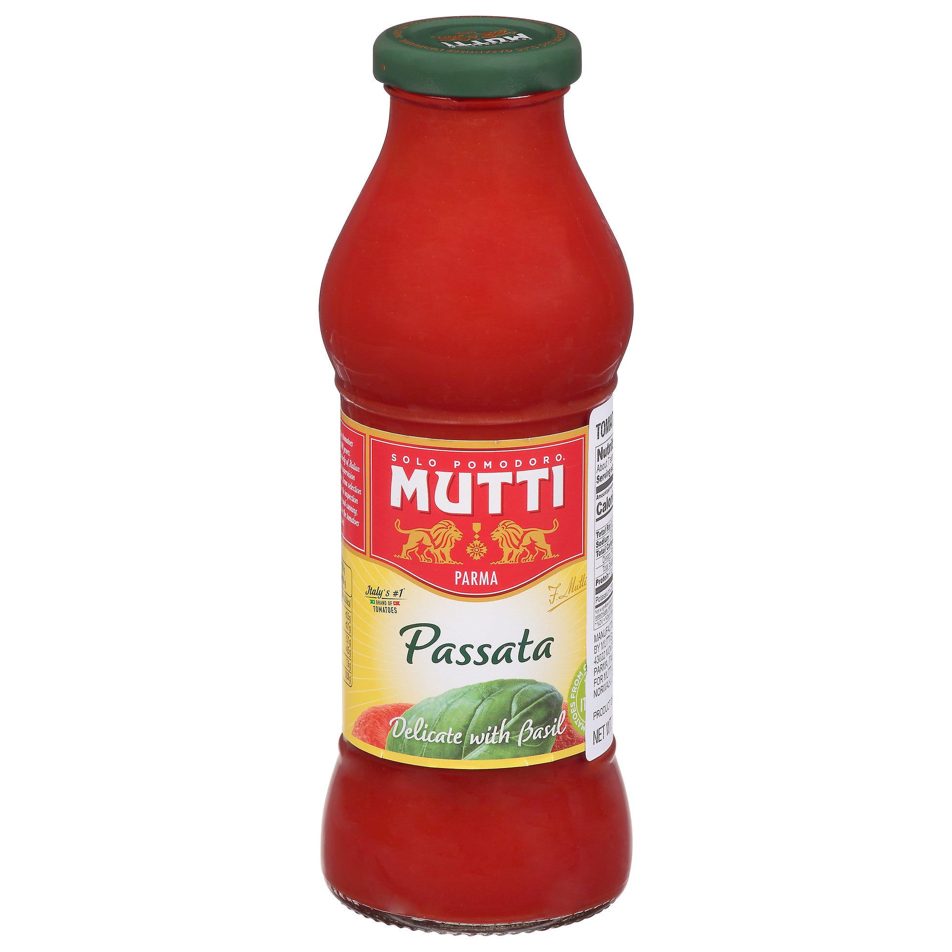 Mutti Sauce Pasta Puree With Basil 14 oz (Pack Of 12)