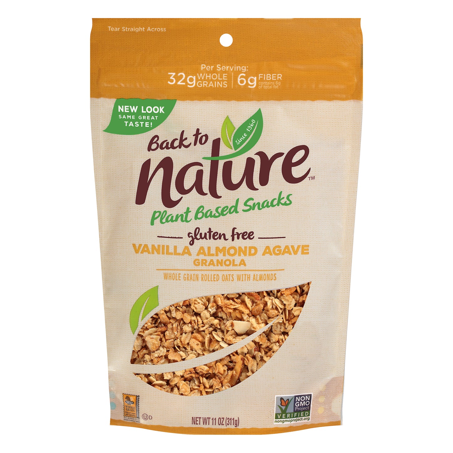 Back To Nature Granola Vanilla Almond 11 oz (Pack Of 6)