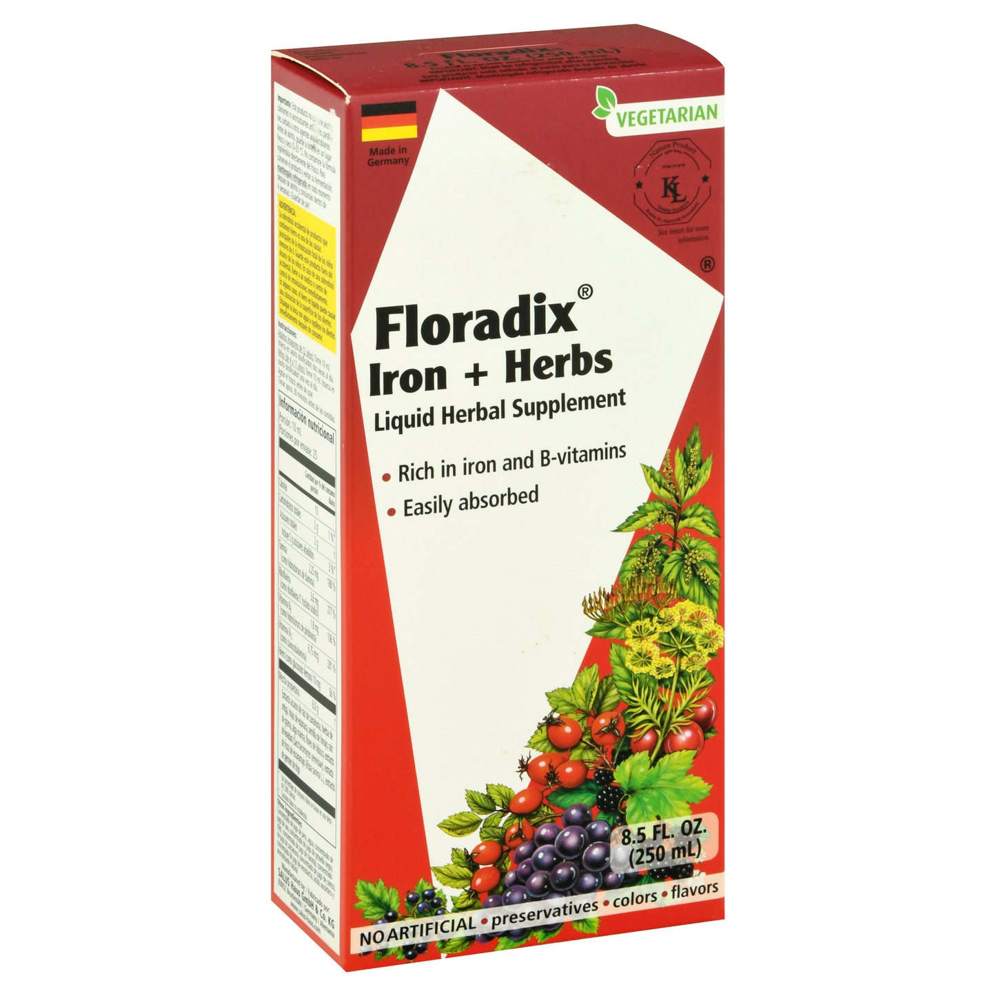 Salus Floravital Iron Herbs 8.5 FO 8.5 Fo Pack of 1