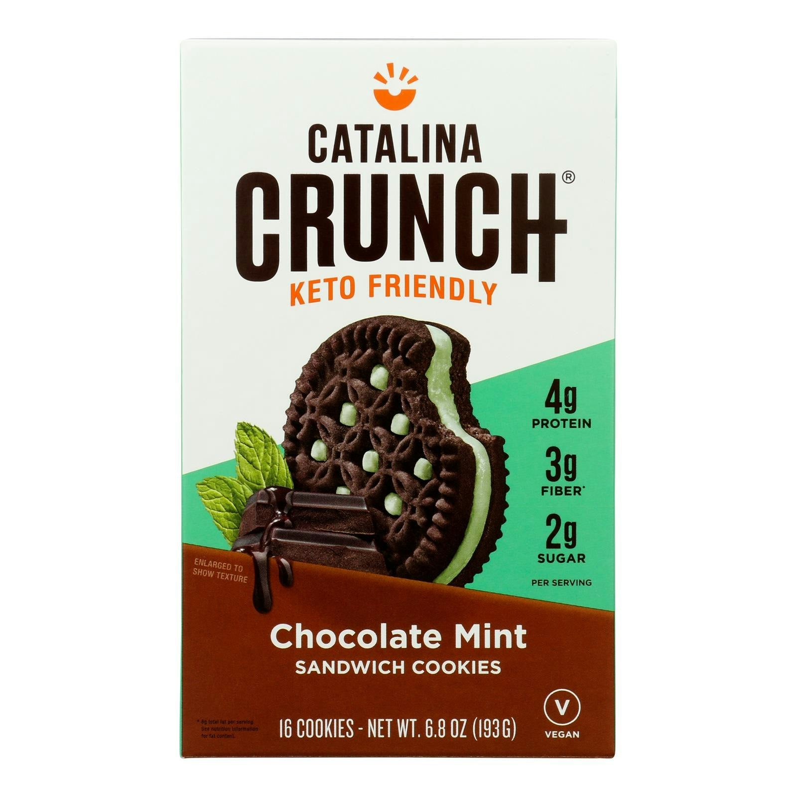 Catalina Crunch - Cookie Sandwich Chocolate Mint 6.8 oz (Pack of 6)