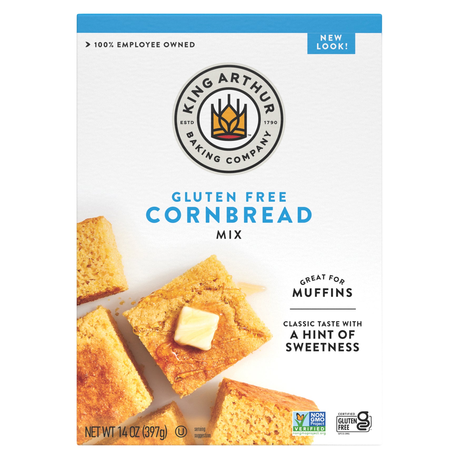 King Arthur Mix Cornbread Gluten Free 14 oz (Pack Of 6)