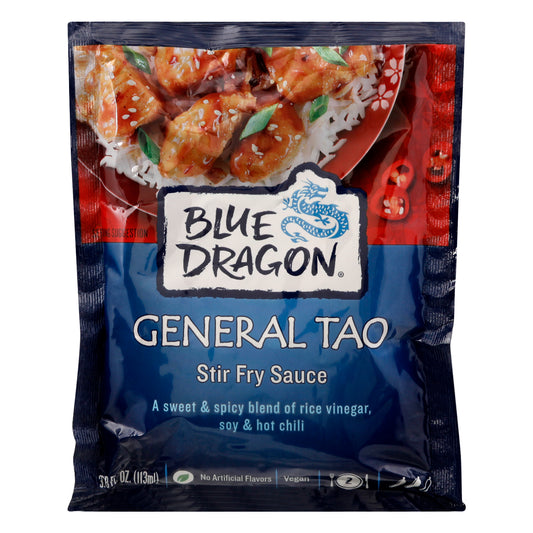 Blue Dragon Sauce Stir Fry General Ta 3.8 Oz (Pack Of 12)