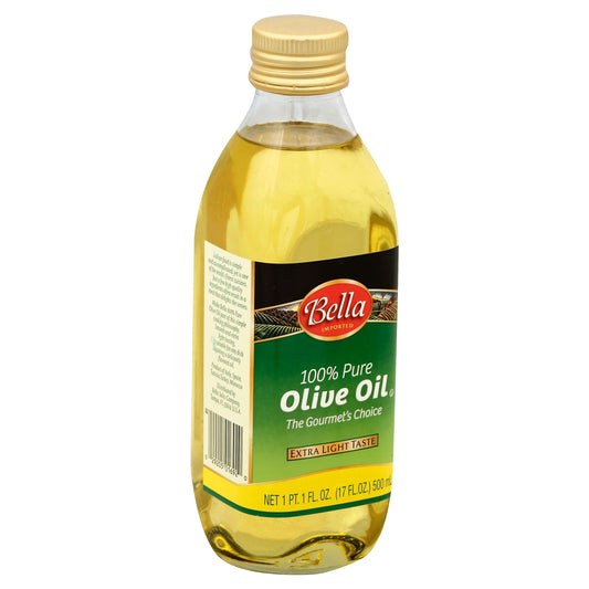 Bella Oil Olive Pure 17 oz (Pack of 8)