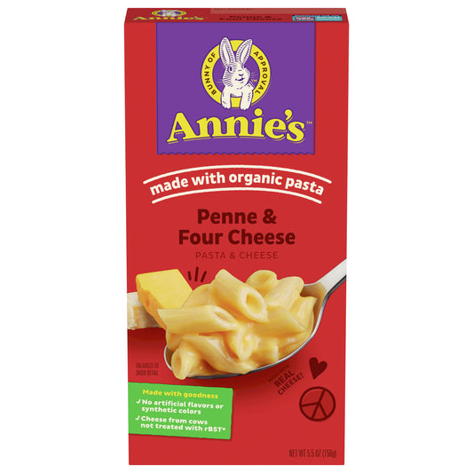 Annies Homegrown Mac & Cheese Four Cheese 5.5 oz (Pack Of 12)