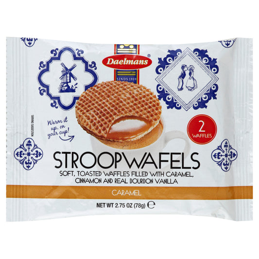 Daelmans Wafer Caramel Duo Pack Jmbo 2.75 oz (Pack Of 12)