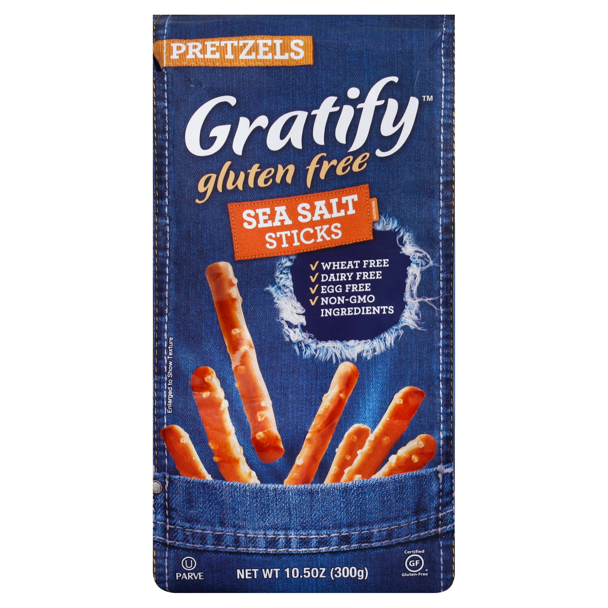 Gratify Pretzel Sticks Gluten Free 10.5 oz (Pack Of 6)