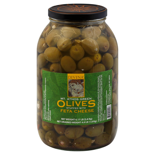 Divina Olives Stuffed Feta W Oil 4 Lb (Pack Of 2)