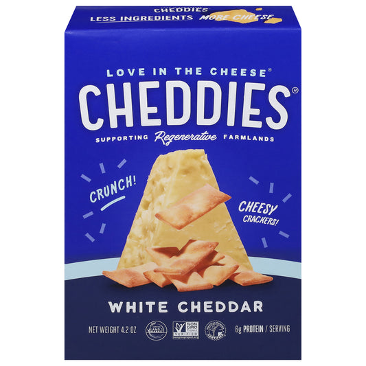 Cheddies Cracker White Cheddar 4.2 Oz (Pack Of 6)