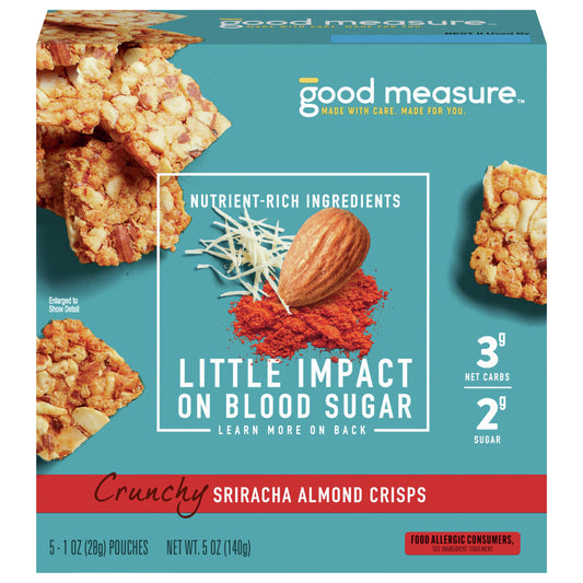 Good Measure Crisp Almond Sriracha 5Ct 5 Oz (Pack Of 6)