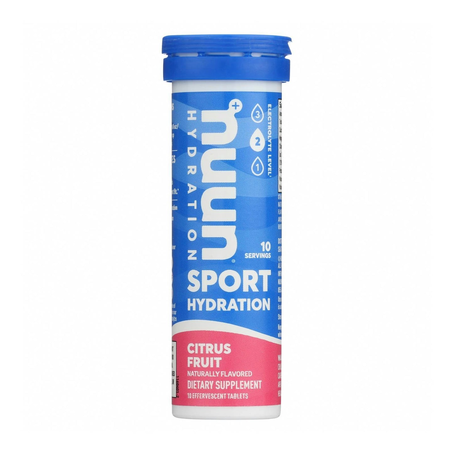 Nuun Active Hydration Electrolyte Enhanced Drink Tabs Citrus Fruit 10 Tablets (Pack of 8))