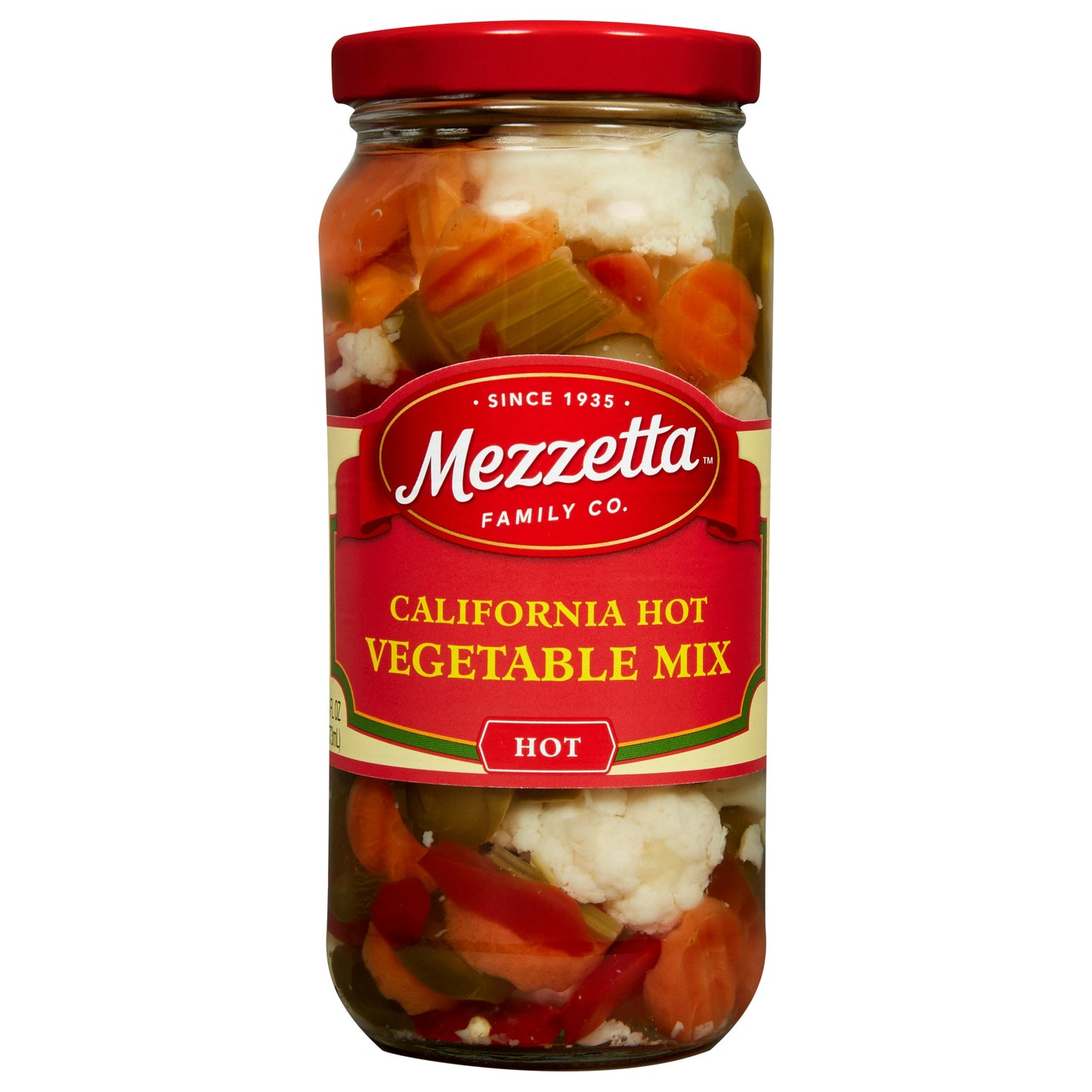 Mezzetta Vegetable Mixed Hot 16 oz (Pack of 6)