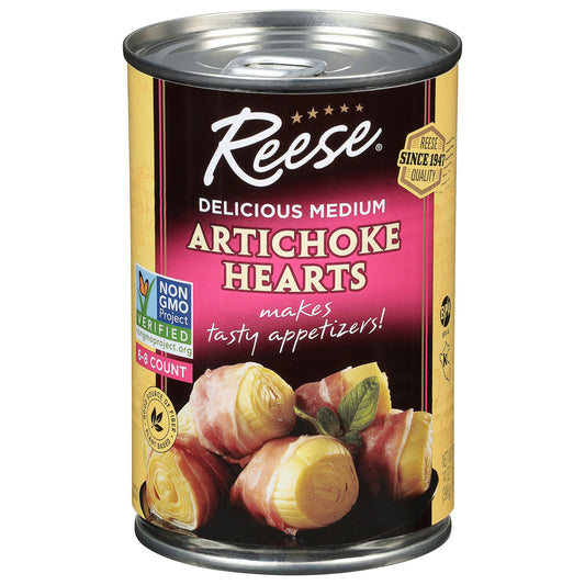 Reese Artichoke Hearts 6-8 Ct 14 oz (Pack of 12)