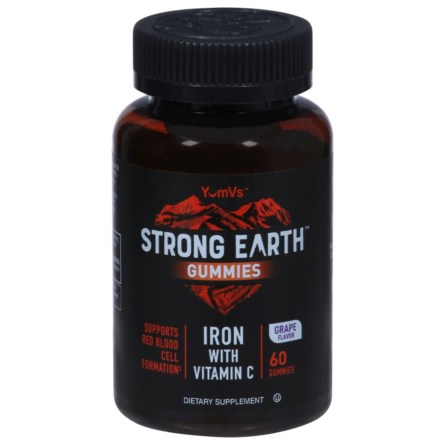 Yum Vs Strong Earth Iron Gummy 60 Count