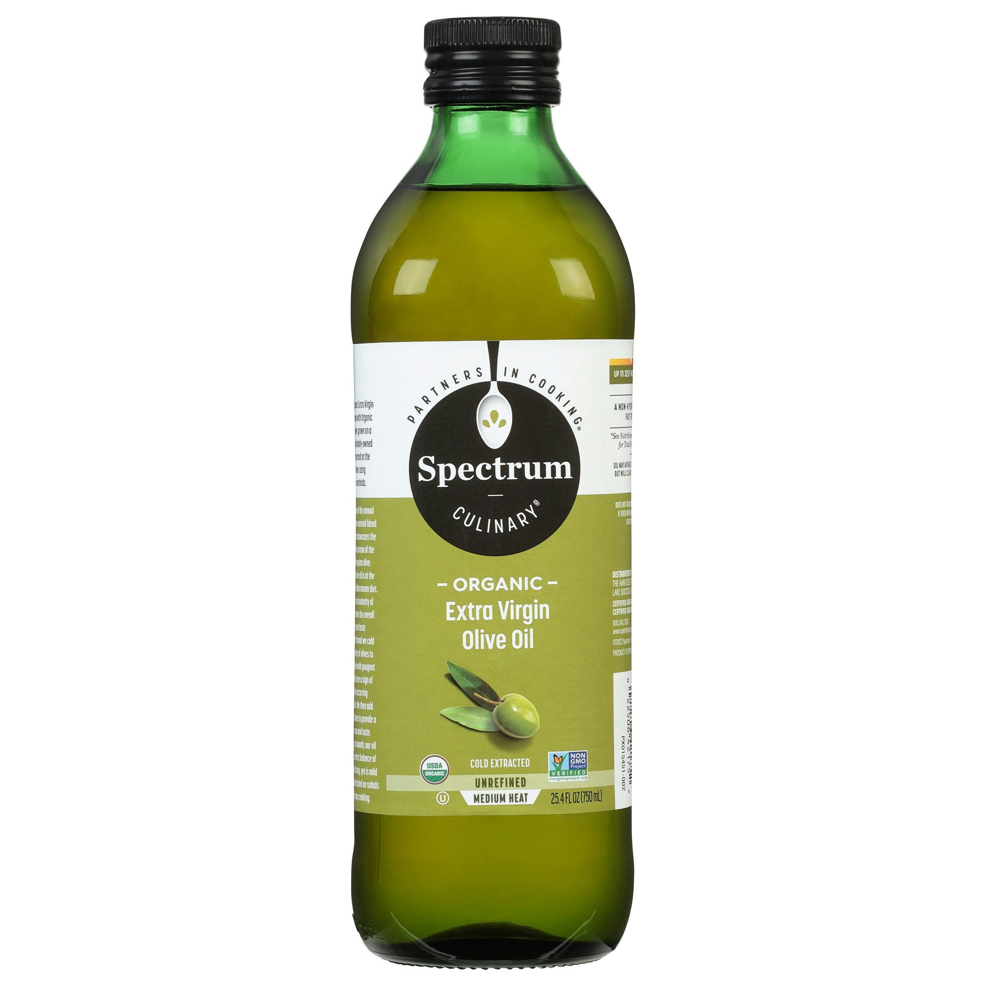 Spectrum Naturals Oil Olive Extra Virgin Organic 25.4 FO (Pack of 6)