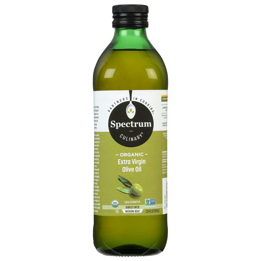 Spectrum Naturals Oil Olive Extra Virgin Organic 25.4 FO (Pack of 6)