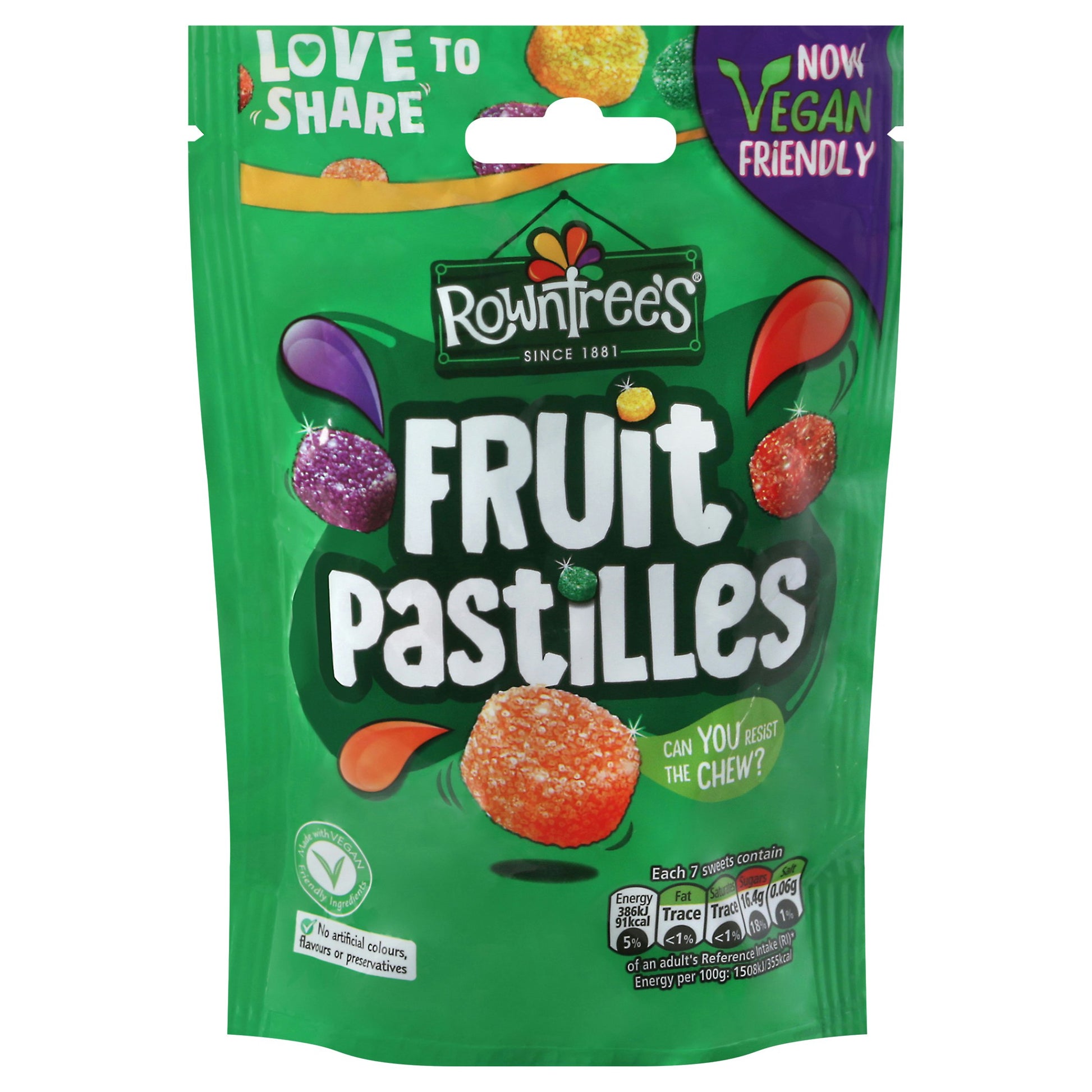 Nestle Fruit Pastilles Pouch 5.4 Oz (Pack of 10)