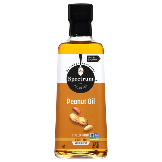 Spectrum Naturals Oil Peanut Unrefined 16 FO (Pack of 6)