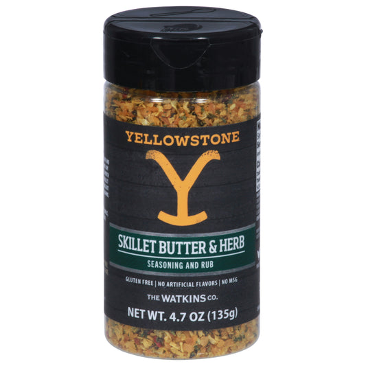 Yellowstone Seasoning Skillet Butter And Herbs - 4.7 OZ (Pack of 6)