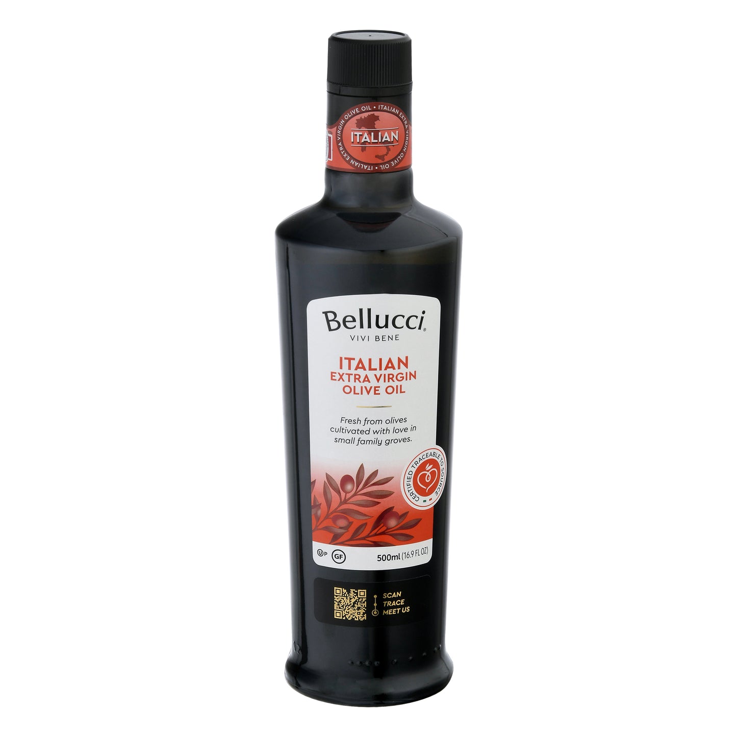 Bellucci Premium Oil Olive 100% Extra Virgin 500 Ml (Pack Of 6)