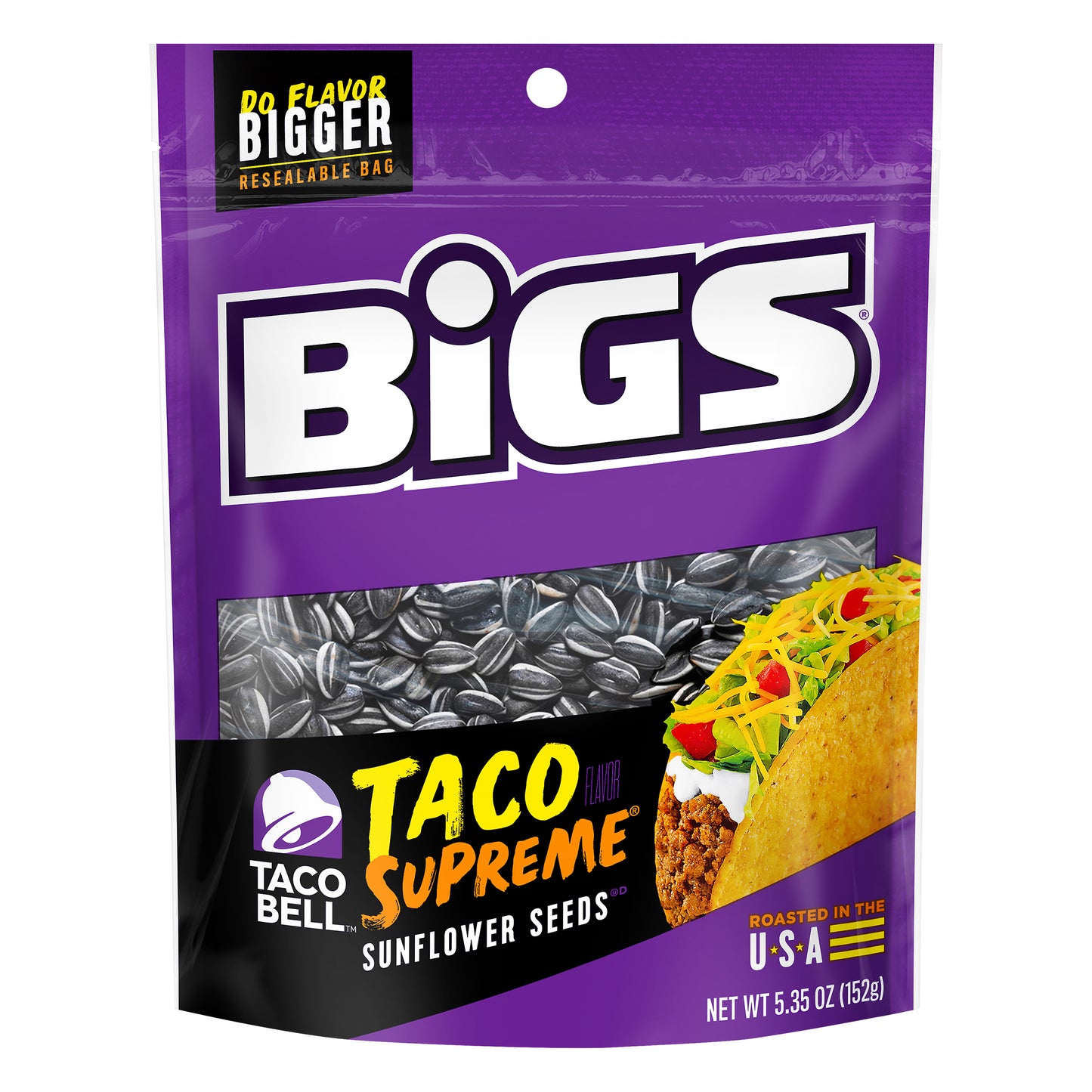 Bigs Seeds Sunflower Taco Bell 5.35 oz (Pack Of 8)