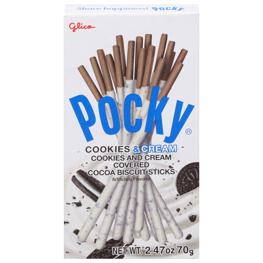 Glico Snack Pocky Cooks & Cream 2.47 oz (Pack Of 10)