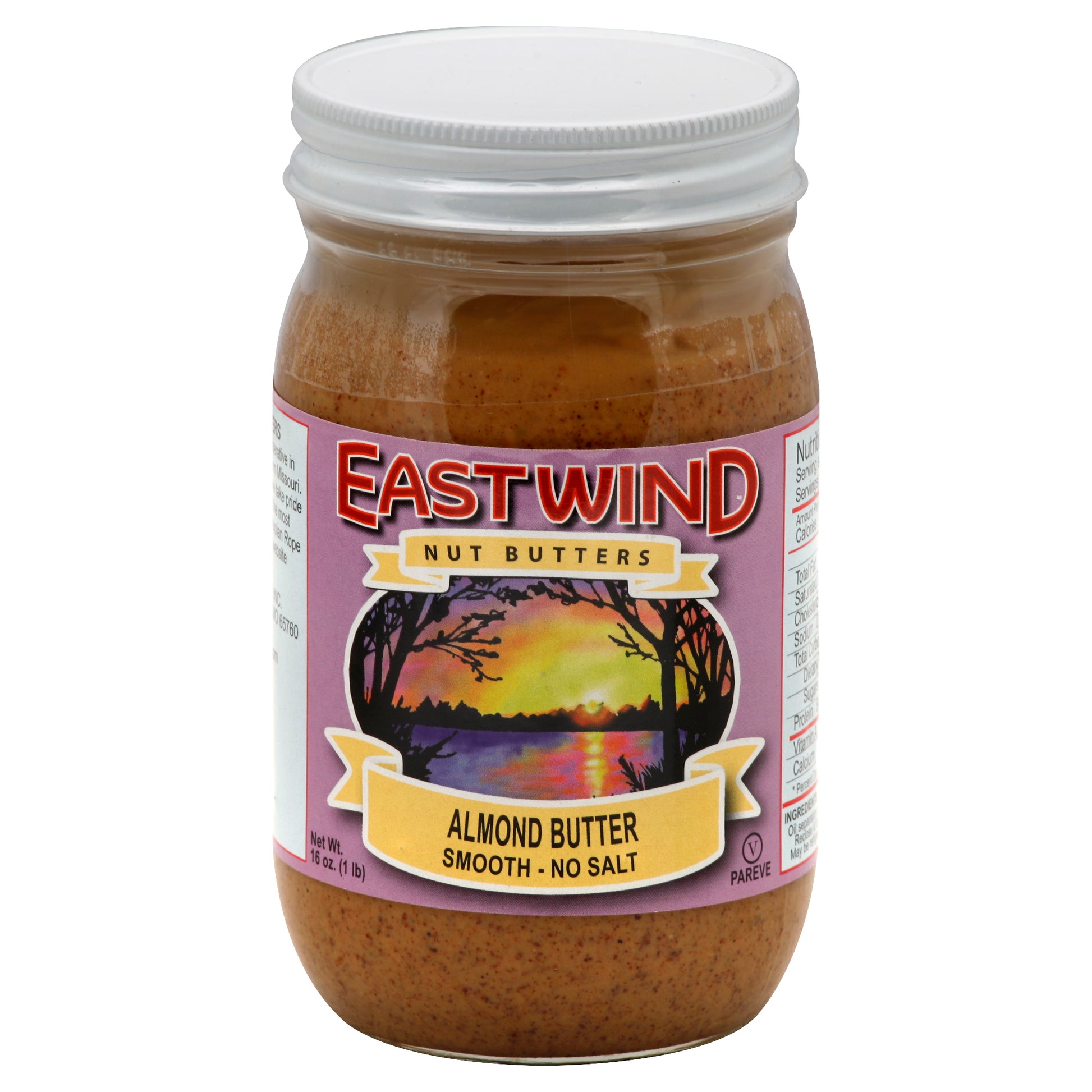 East Wind Nut Butter Almond Smooth 16 oz (Pack Of 6)