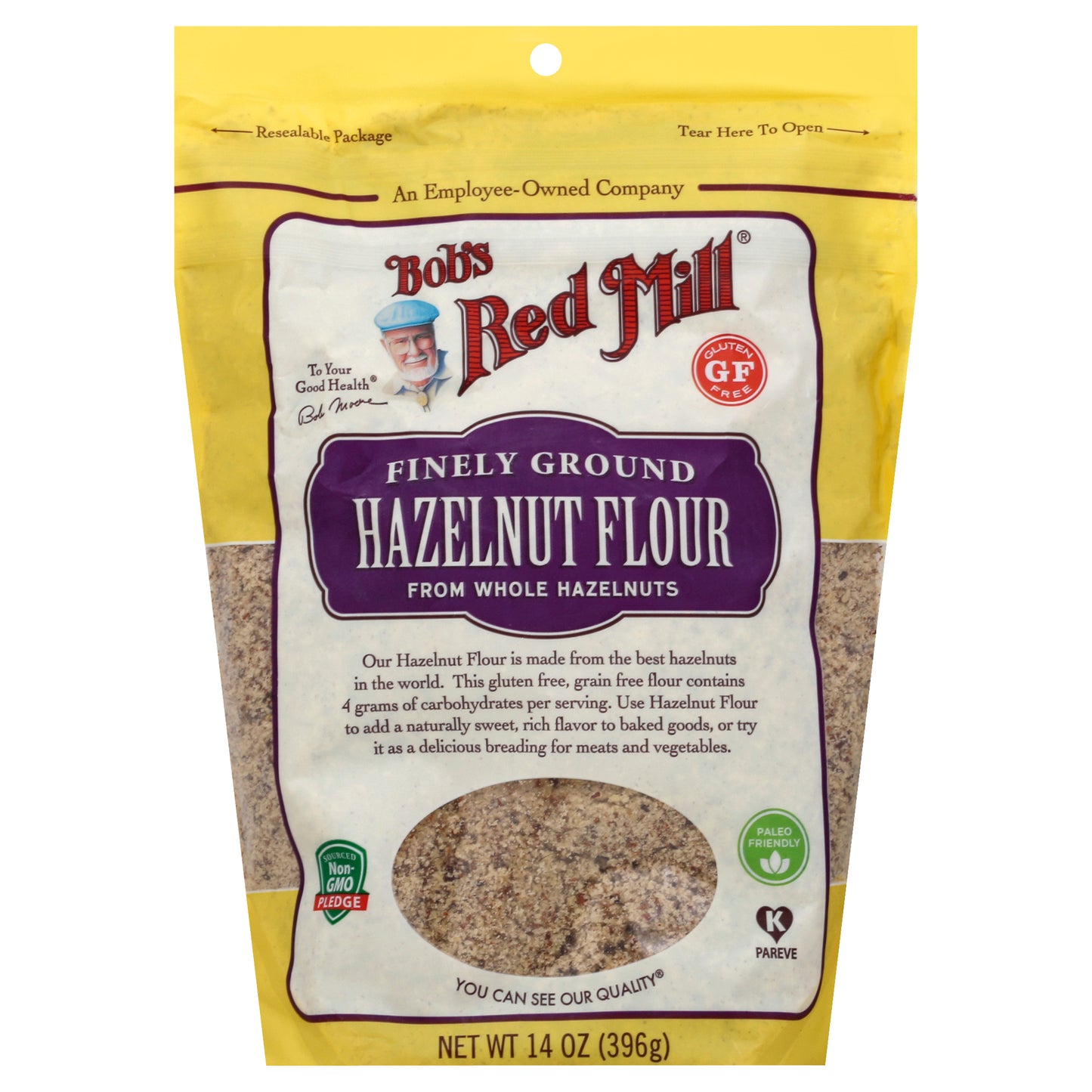 Bobs Red Mill Flour Meal Hzlnut 14 Oz Pack of 4