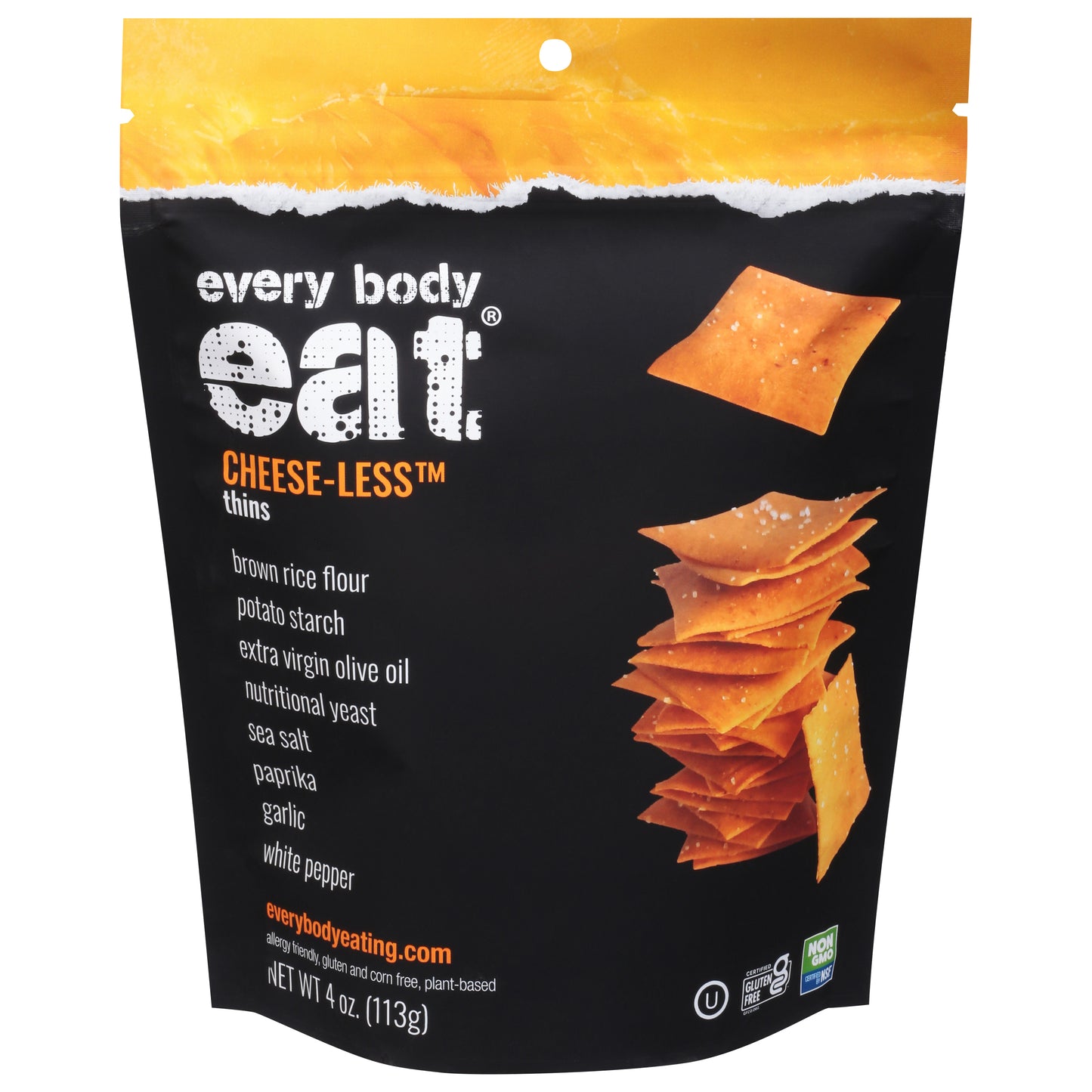 Every Body Eat Thins Cheese Less 4 oz (Pack Of 6)