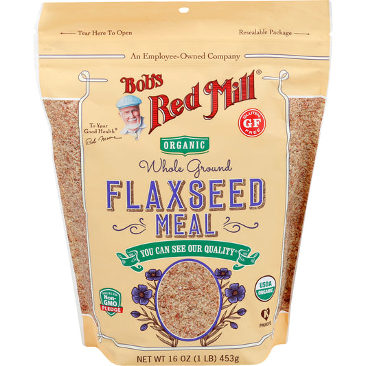 Bobs Red Mill Flaxseed Meal Organic 16 oz (Pack Of 4)