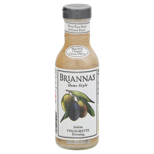 Briannas Dressing Vinaigrette Italian 12 oz (Pack Of 6)