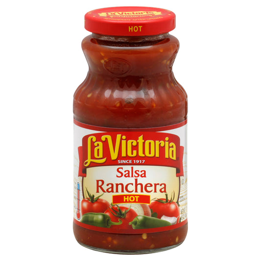 La Victoria Salsa Ranchera Hot 16 oz (Pack Of 12)