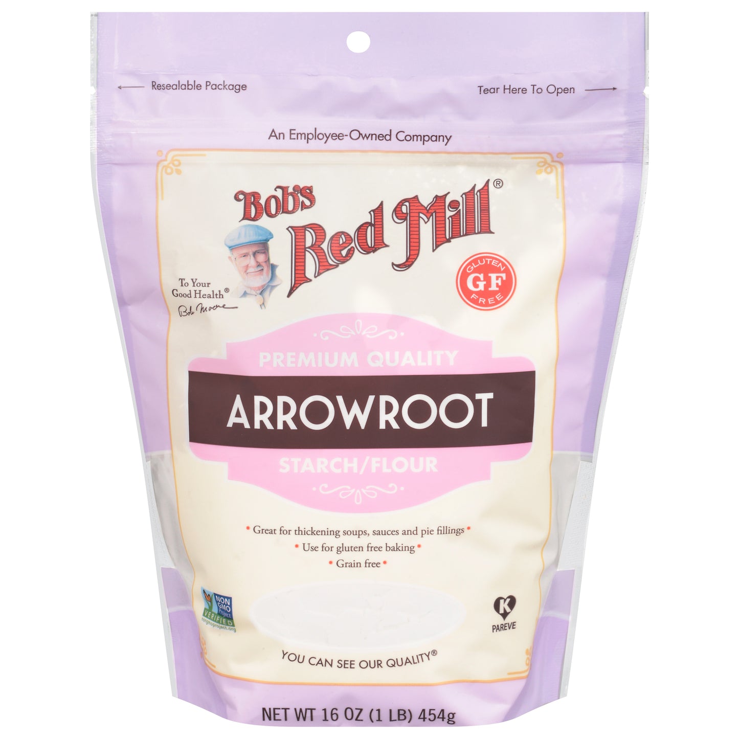 Bobs Red Mill Starch Arrowroot 16 oz (Pack Of 4)