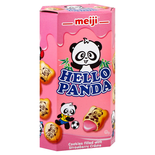 Meiji Cookie Strawberry Hello Panda 2.1 oz (Pack Of 10)