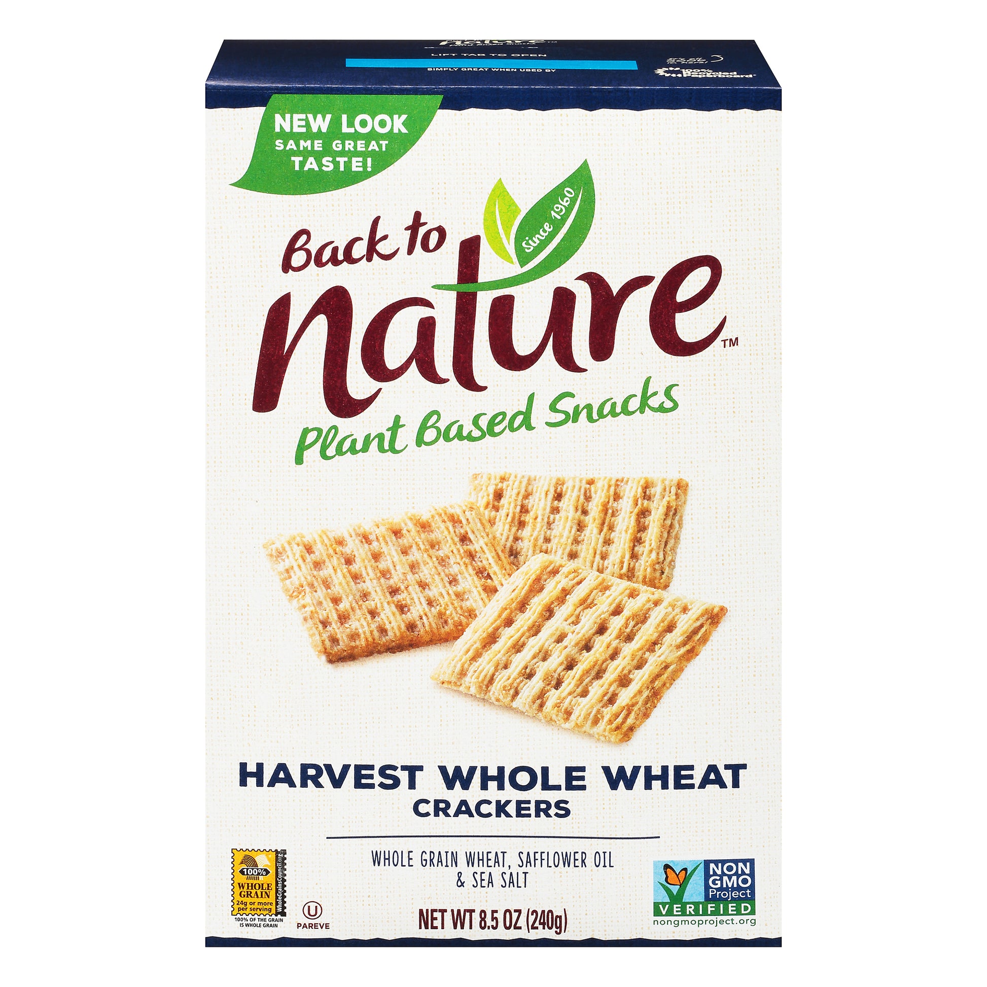 Back To Nature Cracker Harvest Whole Wheat 8.5 oz (Pack Of 12)