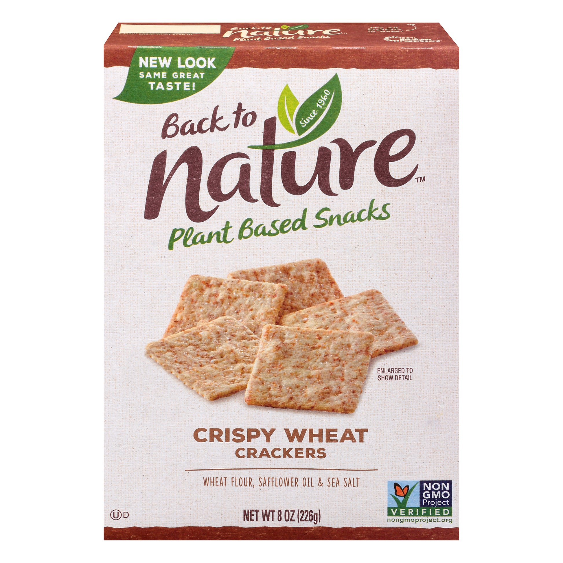 Back To Nature Cracker Crispy White 8 oz (Pack Of 6)