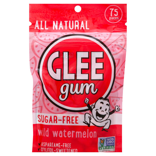 Glee Gum Gum Bag Sugar Free Watermelon 55 Pc Pack of 6