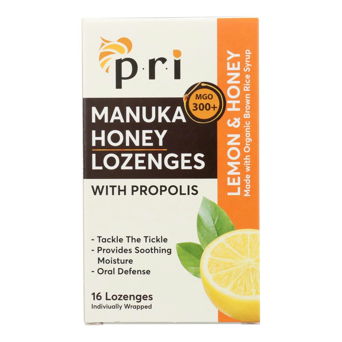 Pri Lozenge Propolis Lemon Honey 16 Pc (Pack Of 6)