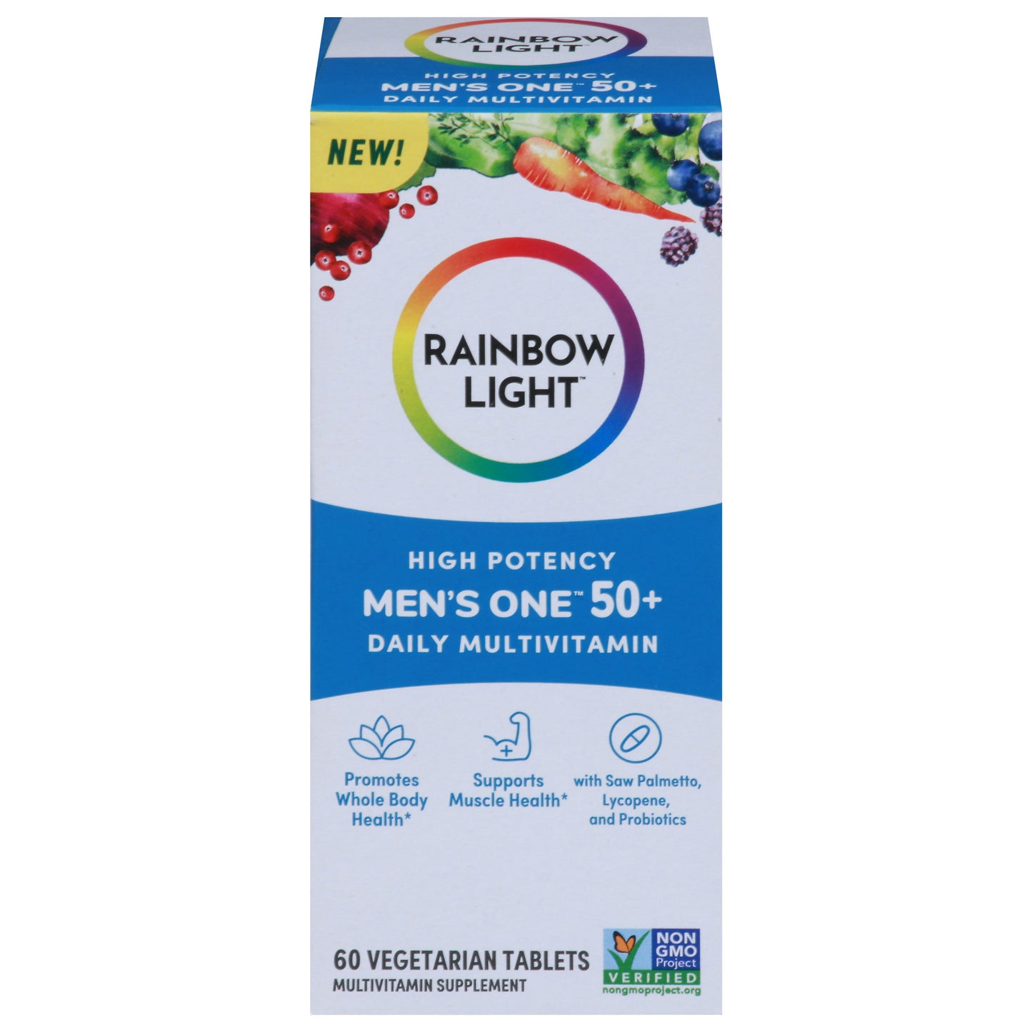 Rainbow Light Mens Multivitamin Hp 50+ 60 Tb