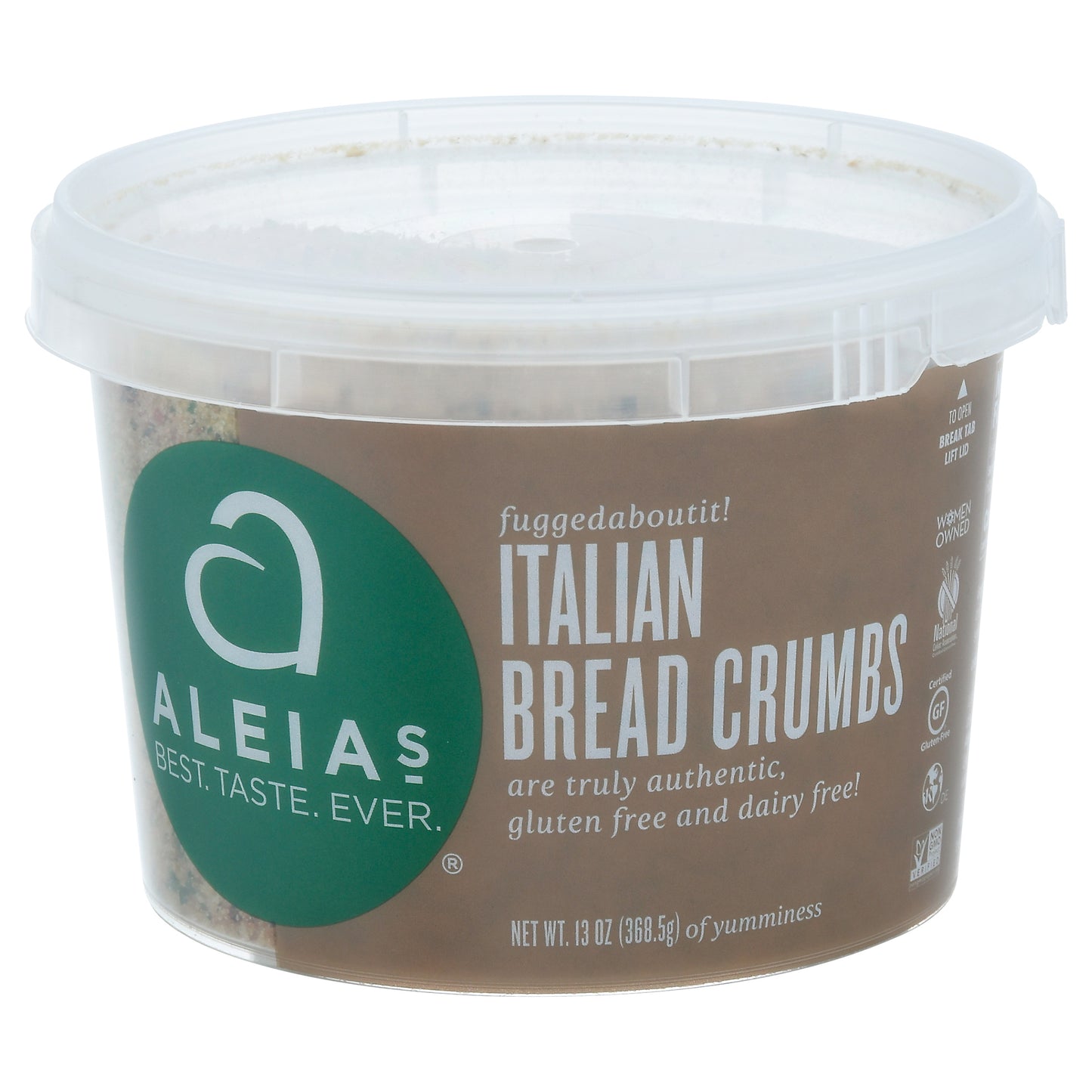 Aleias Breadcrumb Gluten Free Italian 13 oz (Pack Of 12)