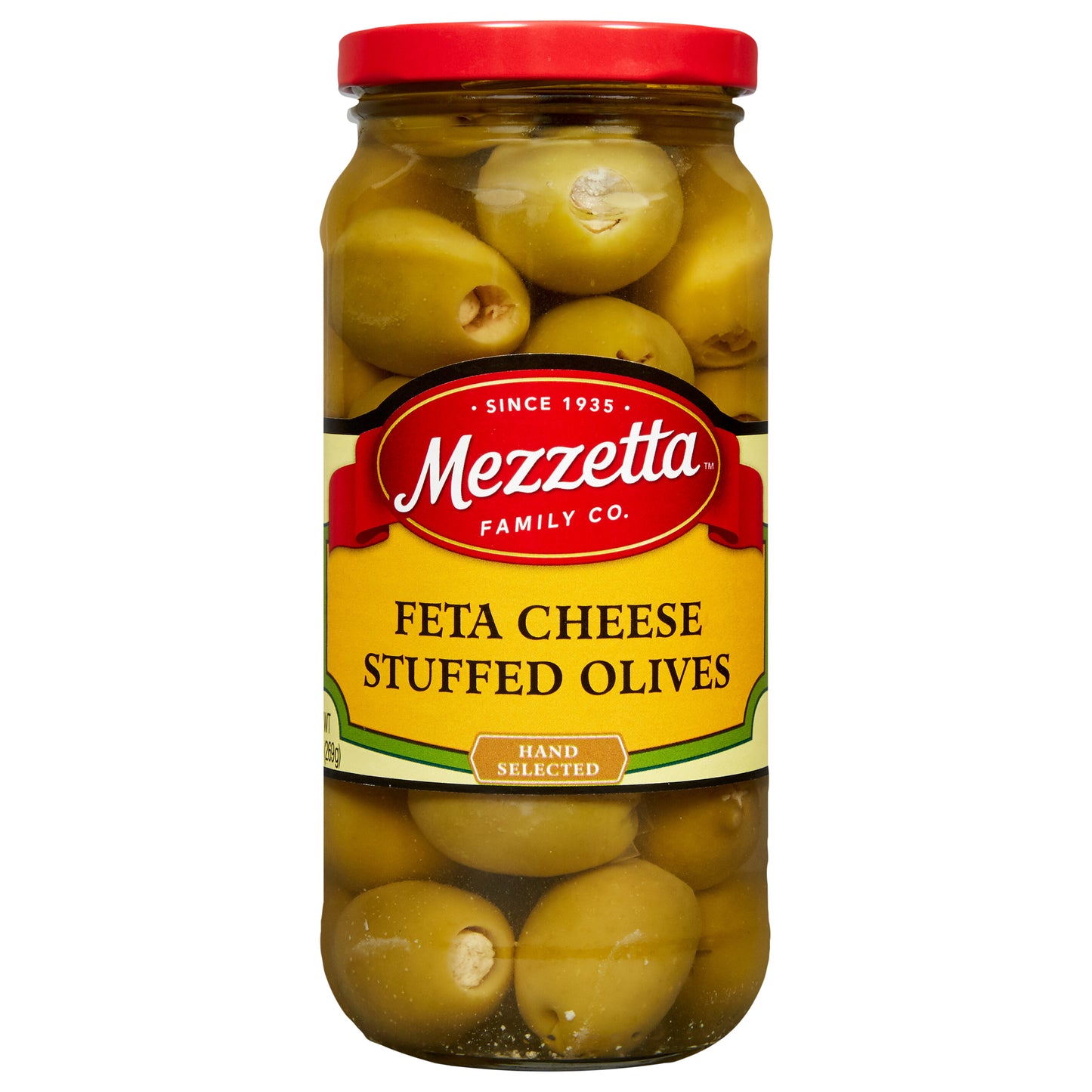 Mezzetta Olive Stuffed Feta Cheese 9.5 oz (Pack Of 6)