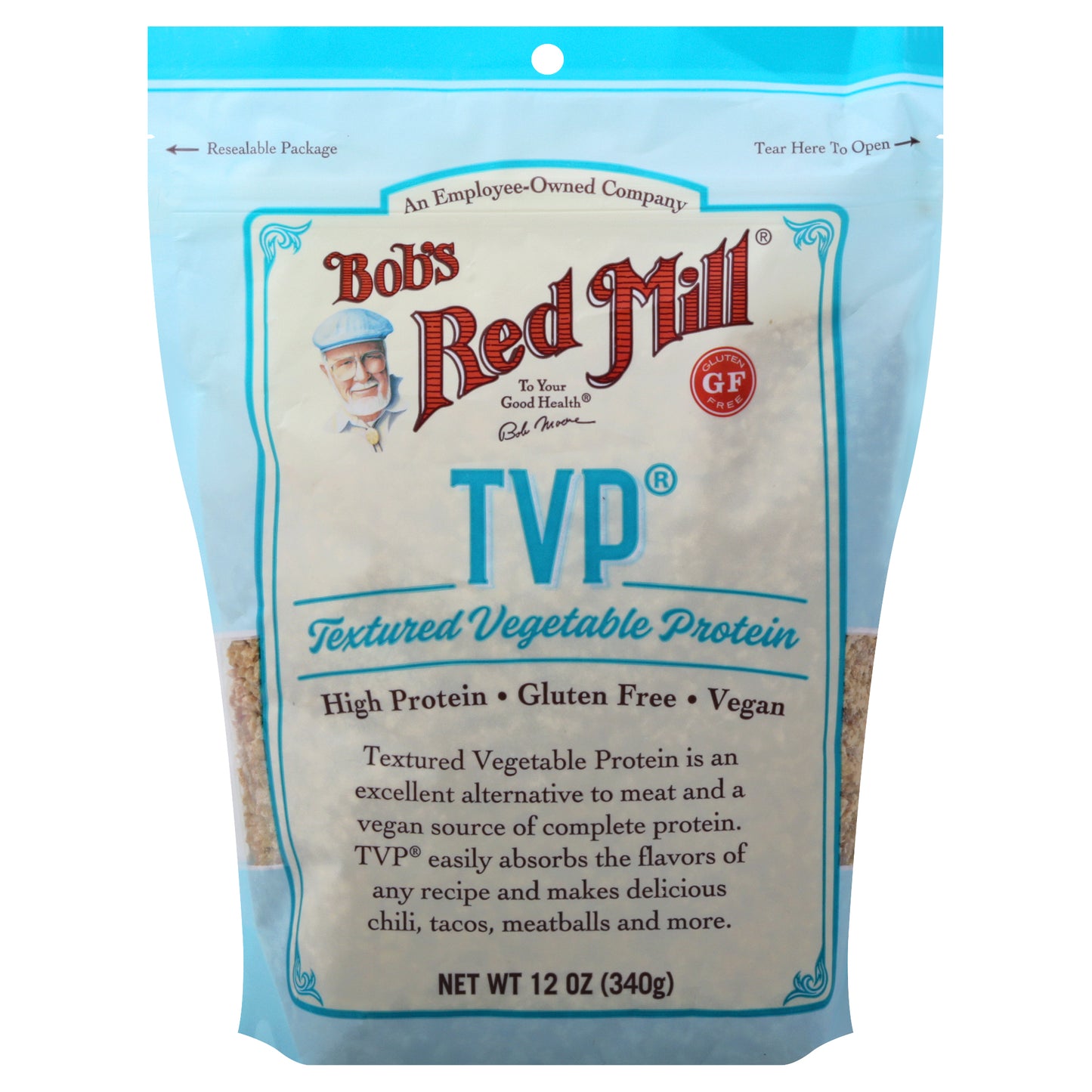 Bobs Red Mill Vegetable Protein Texturized 12 oz (Pack Of 4)